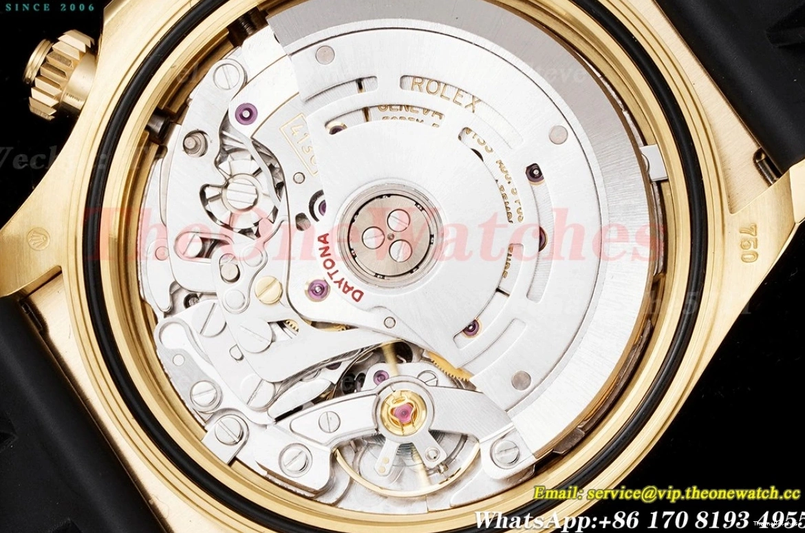 YG KING RU Daytona 116518 Dial 40mm Black SA4130 0323